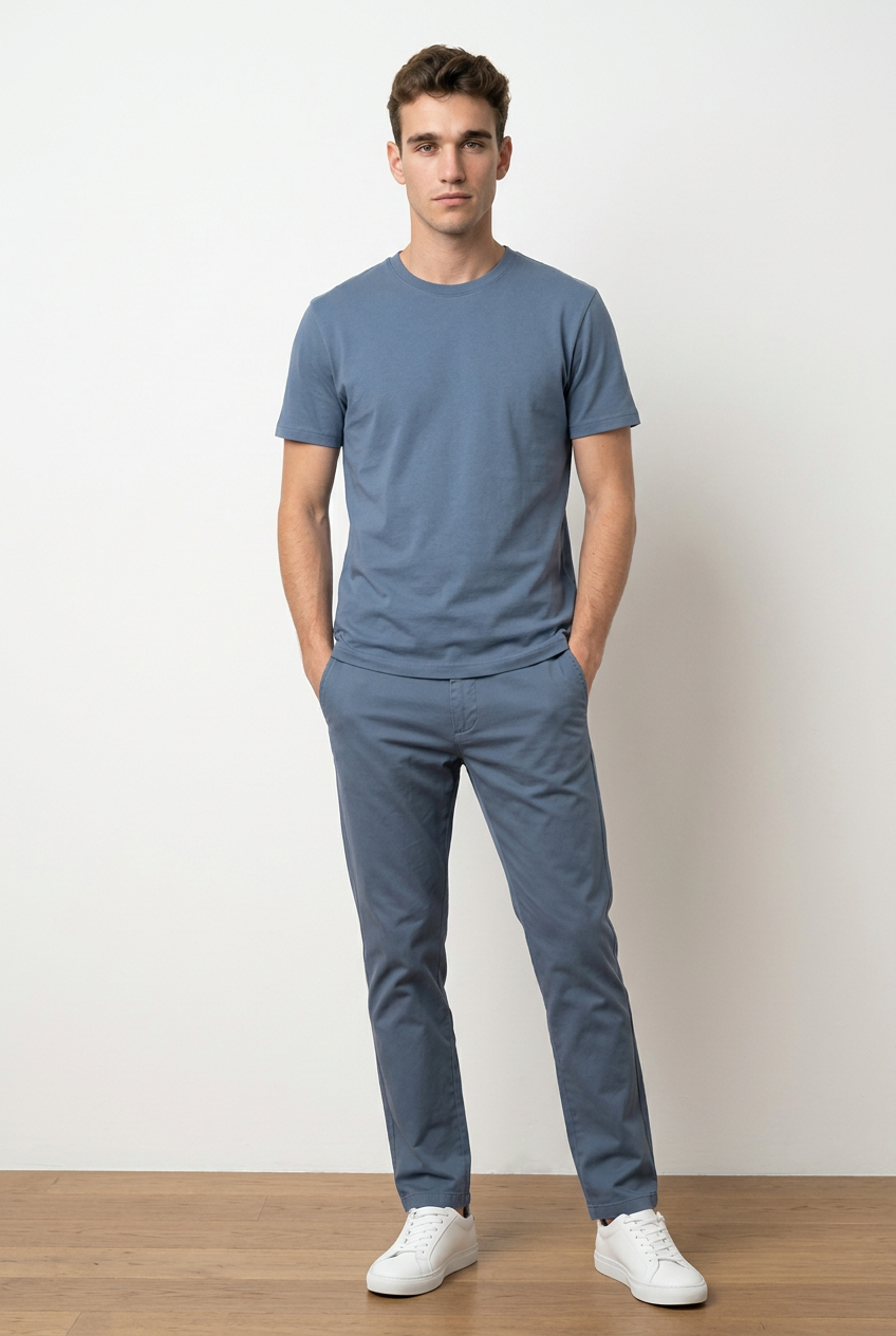 PRE-ORDER | Bamboo Sensory-Friendly T-Shirt | Slate Blue — Adult