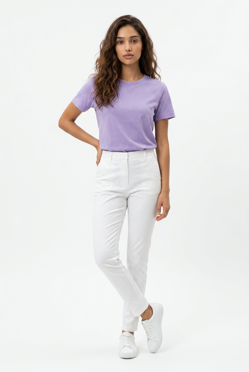 PRE-ORDER | Bamboo Sensory-Friendly T-Shirt | Soft Lilac — Adult