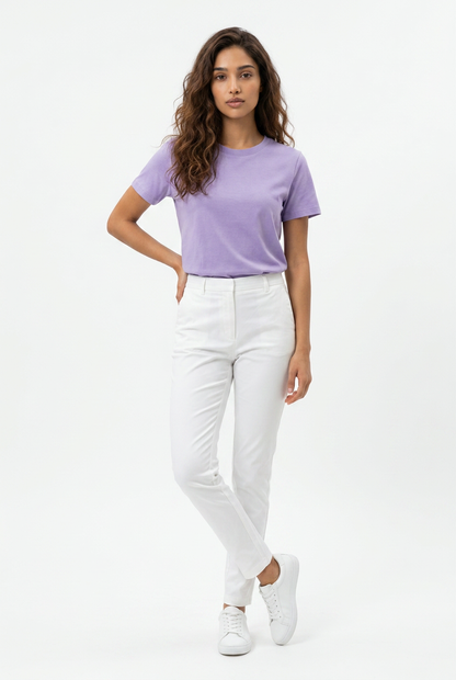 PRE-ORDER | Bamboo Sensory-Friendly T-Shirt | Soft Lilac — Adult