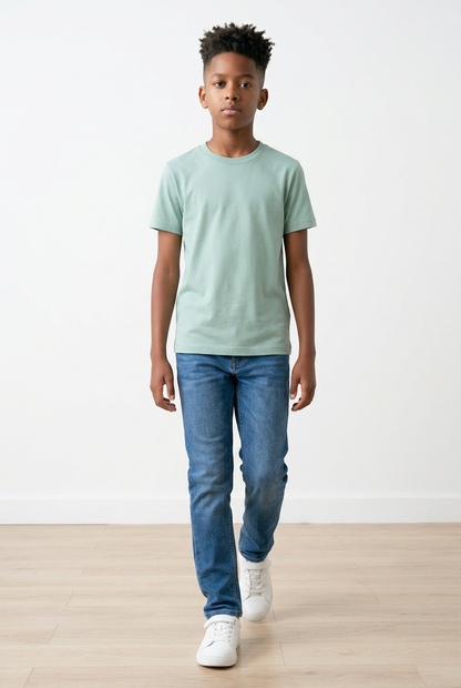 PRE-ORDER | Bamboo Sensory-Friendly T-Shirt | Sage Green — Kids