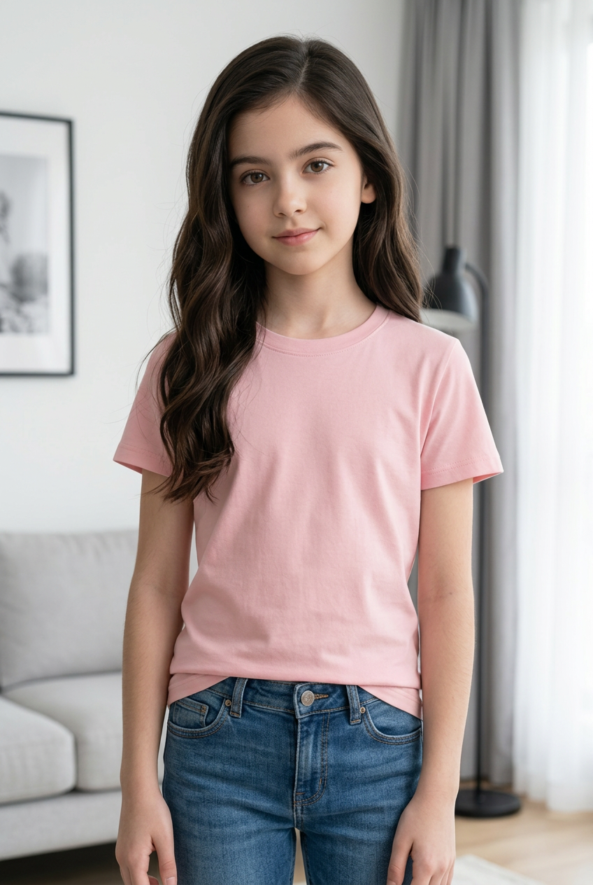 PRE-ORDER | Bamboo Sensory-Friendly T-Shirt | Blush Pink — Kids