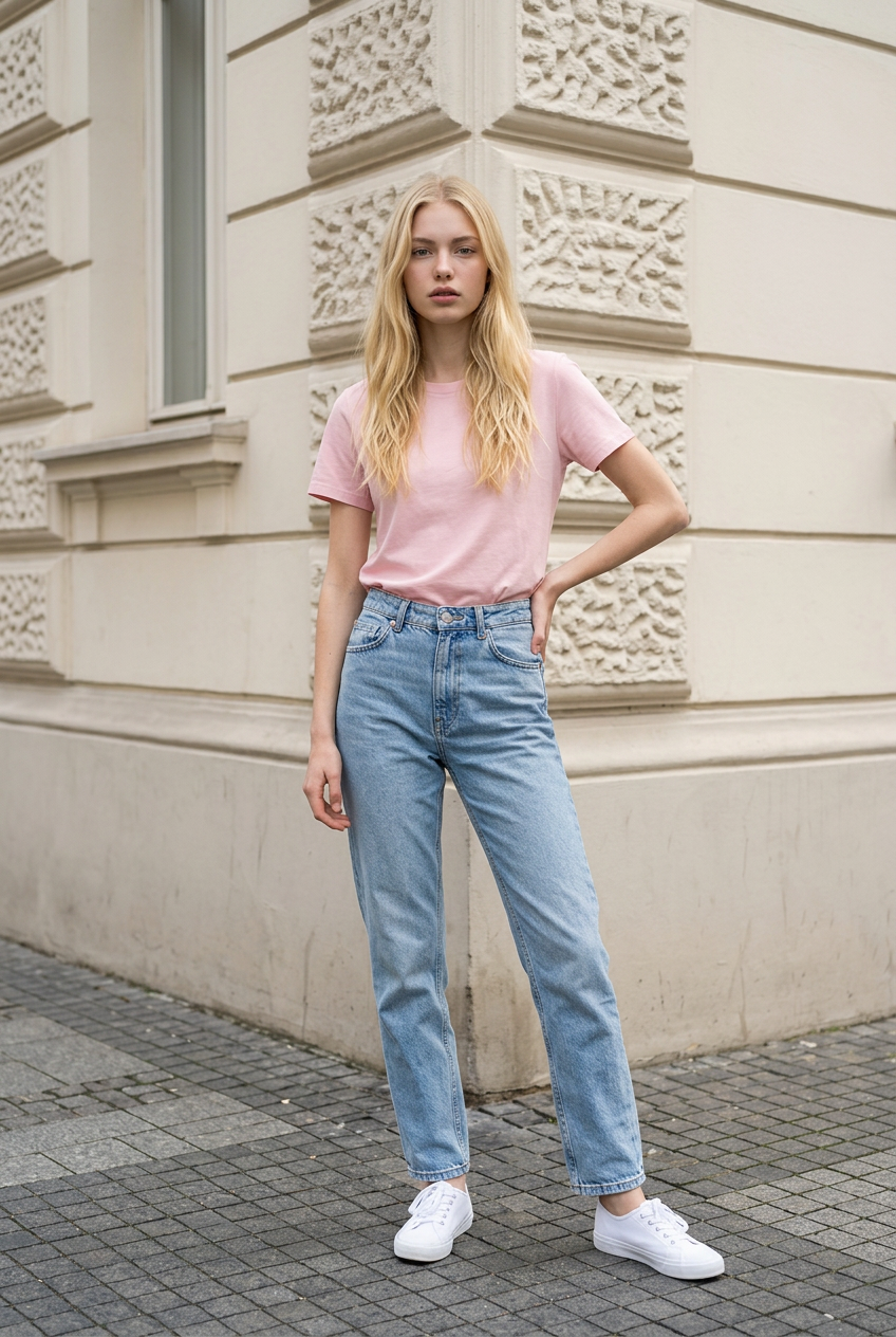 PRE-ORDER | Bamboo Sensory-Friendly T-Shirt | Blush Pink — Adult