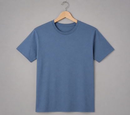 PRE-ORDER | Bamboo Sensory-Friendly T-Shirt | Slate Blue — Adult